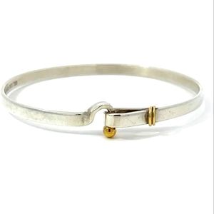Tiffany & Co Vintage Hook and Eye Bangle Bracelet